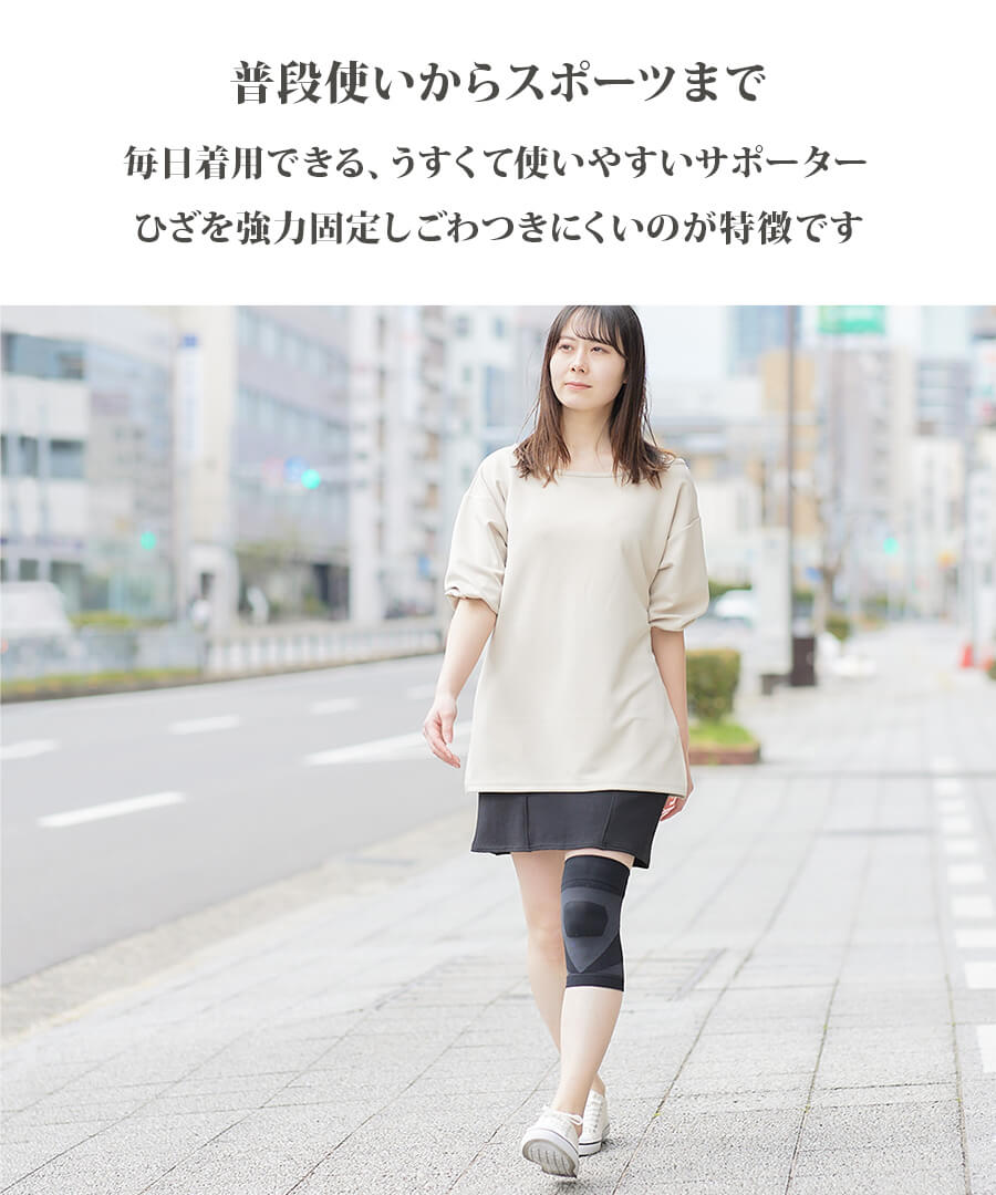 超薄型固定サポーター ひざ用1枚入(4681)