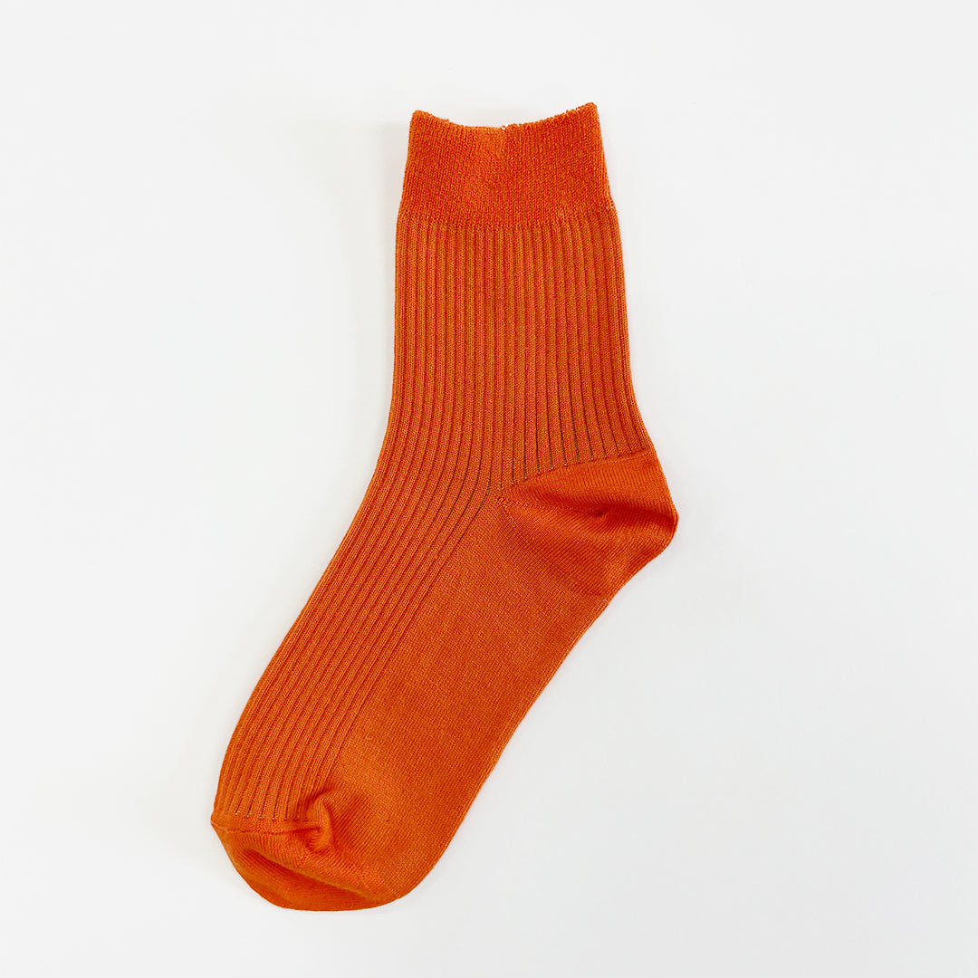 メディロン　カラーリブ編みソックス(３足セット)