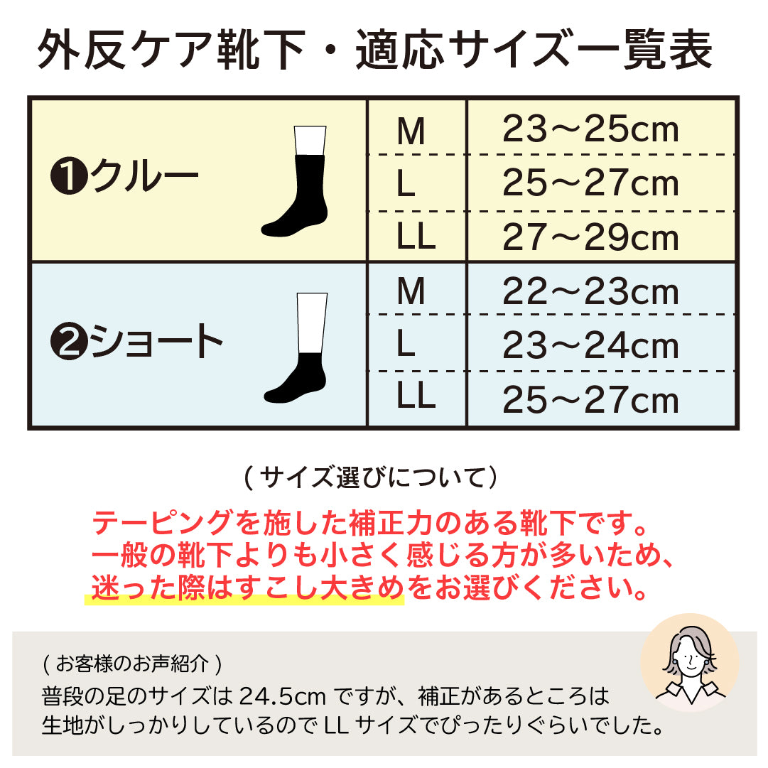 【初回限定】外反ケア靴下(選べるお試し２足セット)